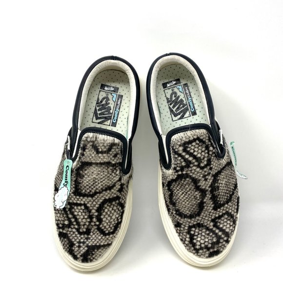 Vans Super Comfy Cush Womens Platform S Crème Black Faux Fur Slip On VN0A4U3I26F - Picture 6 of 9